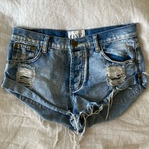 One Teaspoon Bandits Shorts Size 26